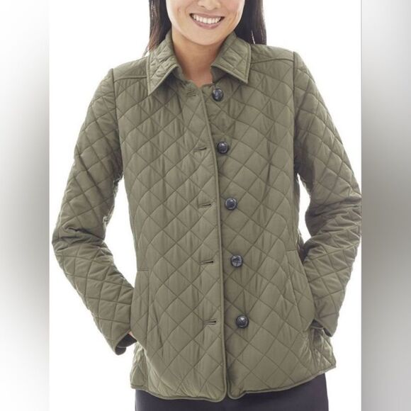 Jones New York 5 button quilted puffer jacket size small NWT - Picture 3 of 8